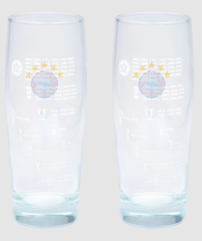 Preview: FC Bayern München - Halbeglas 2er-Set Erfolge